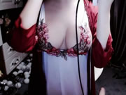 ASMR Provocar de pijama vermelho
